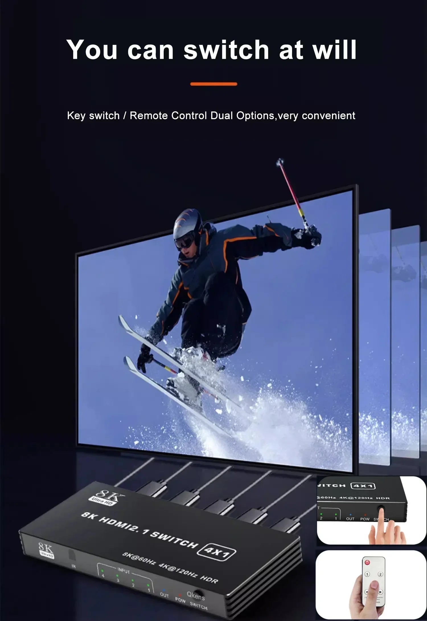 ProStream 4K HDMI Switch