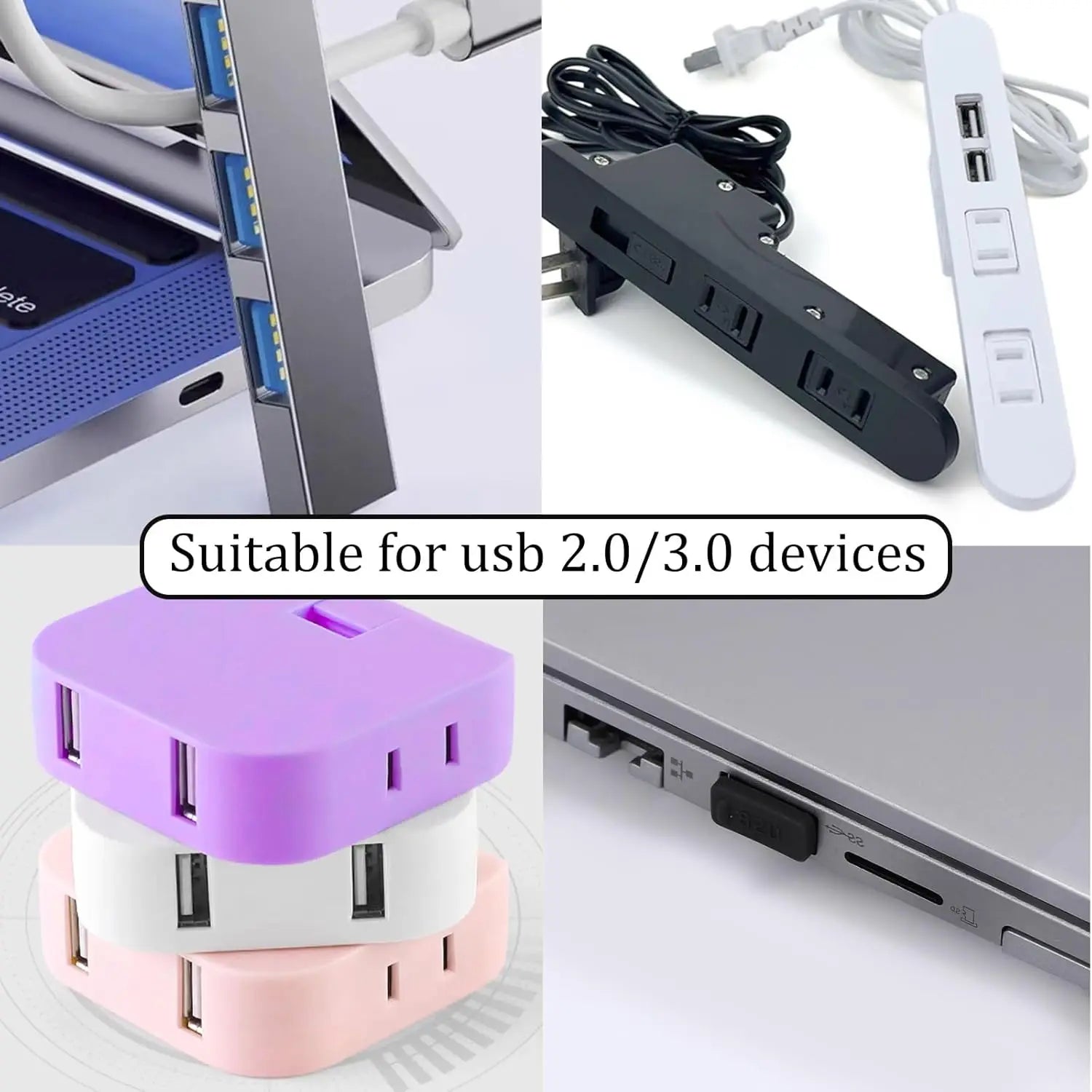 Silicone USB-A Dust Plugs For Laptops