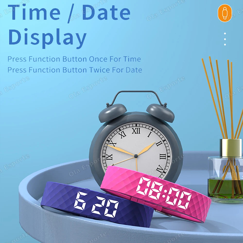 Smart LED Fitness Tech Bracelet
