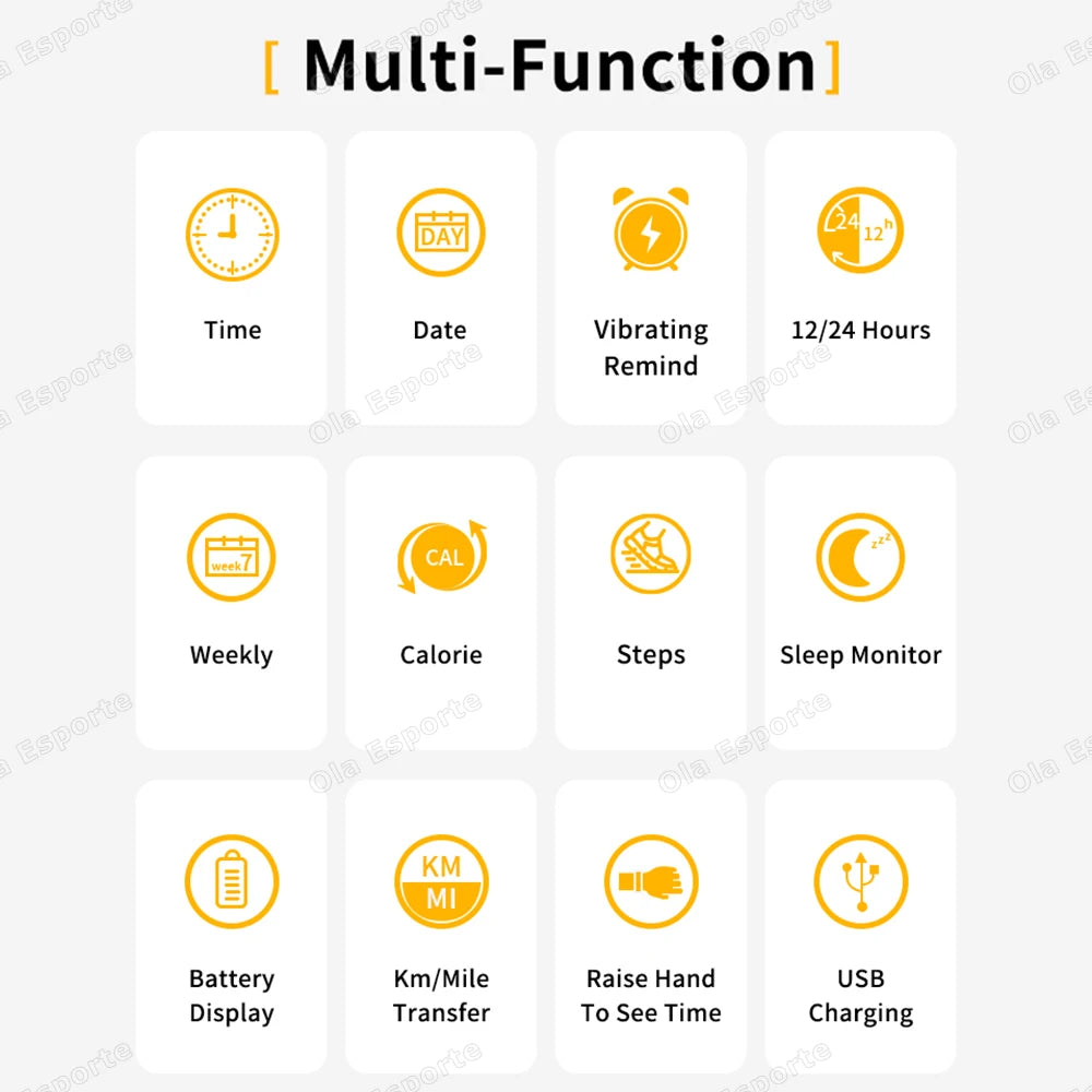 Smart LED Fitness Tech Bracelet
