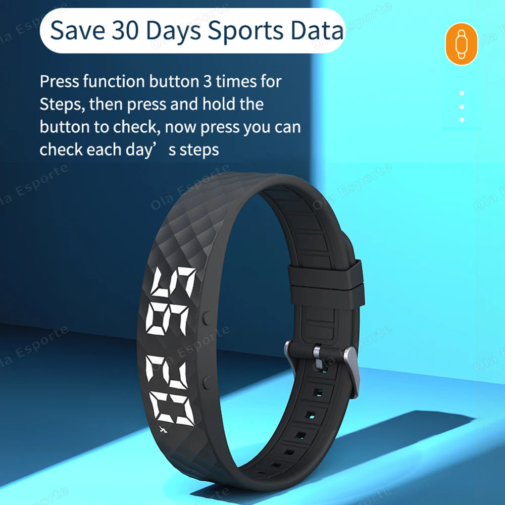 Smart LED Fitness Tech Bracelet